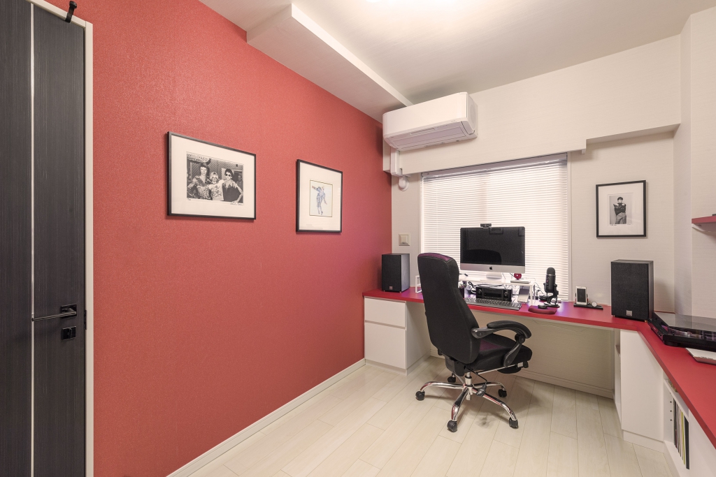 Studio del Solインテリアデザイン事例「Rockなホームオフィス」